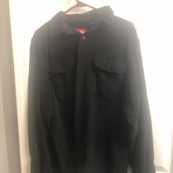 Black Fleece Button Down - Picture 1 of 4